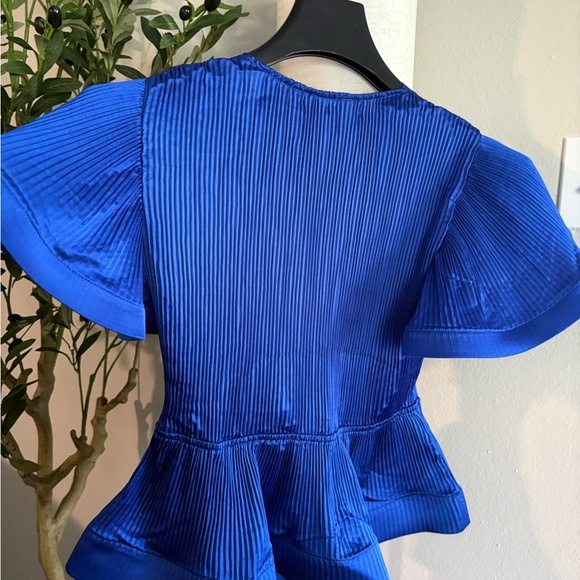 AKIRA Blue Blouse Top - Picture 2 of 5